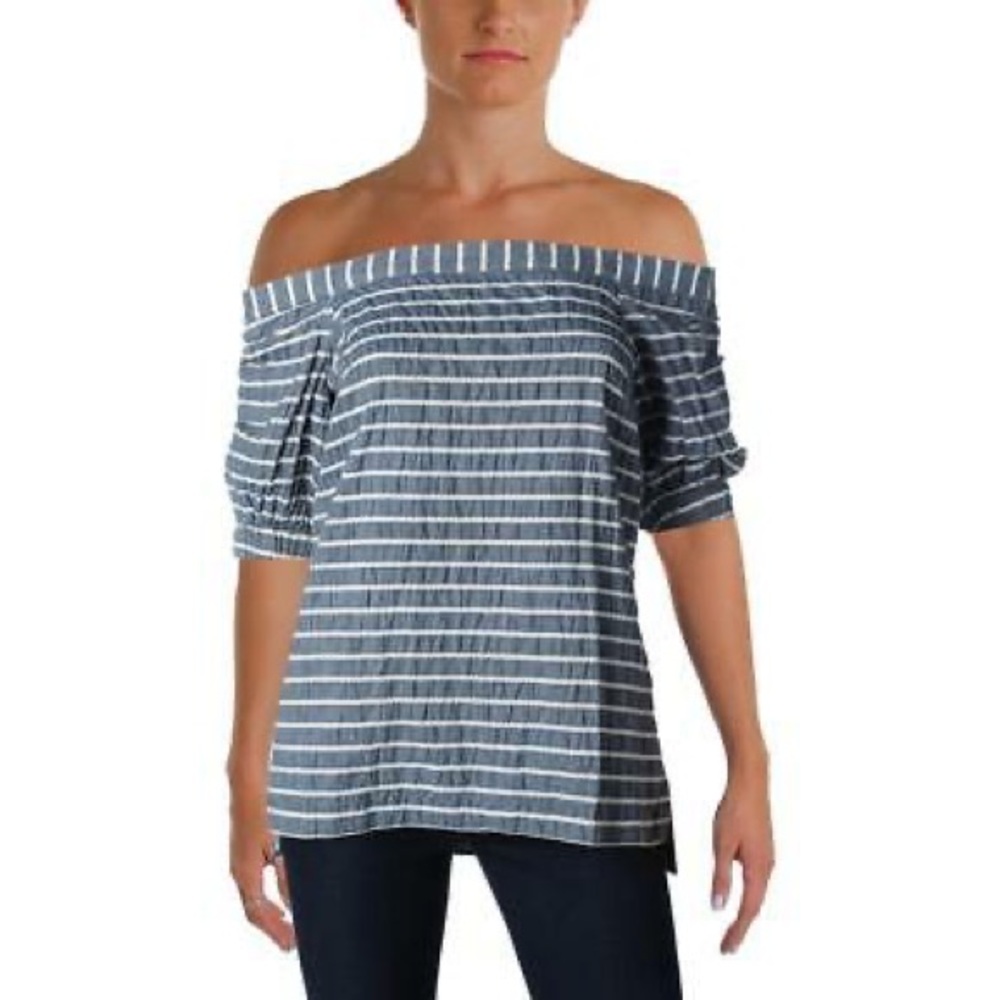 ✨Ralph Lauren Linen/Cotton Off Shoulder Top✨